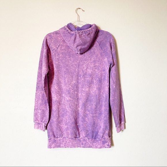 American Apparel Tie-Dye Acid Wash Hoodie Sweatshirt - Picture 8 of 8